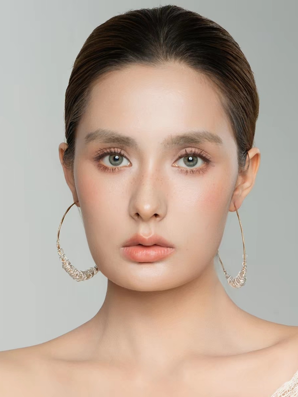 RLM SOHO Gold-Tone Wire Wrapped Hoop Earrings - Elegant Women Jewelry